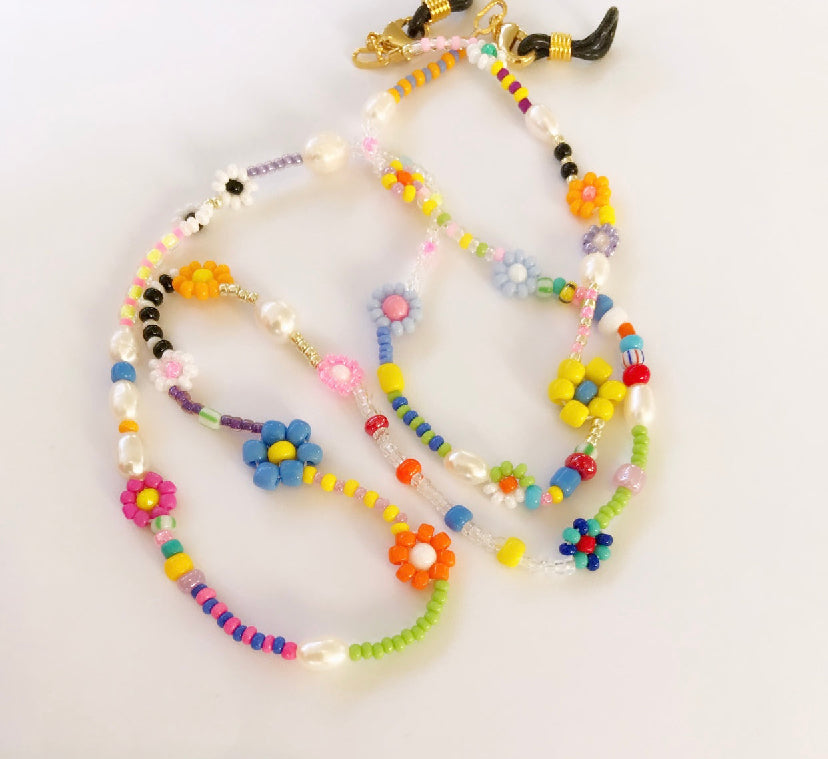 FLOWER PEARL Glasses Chain