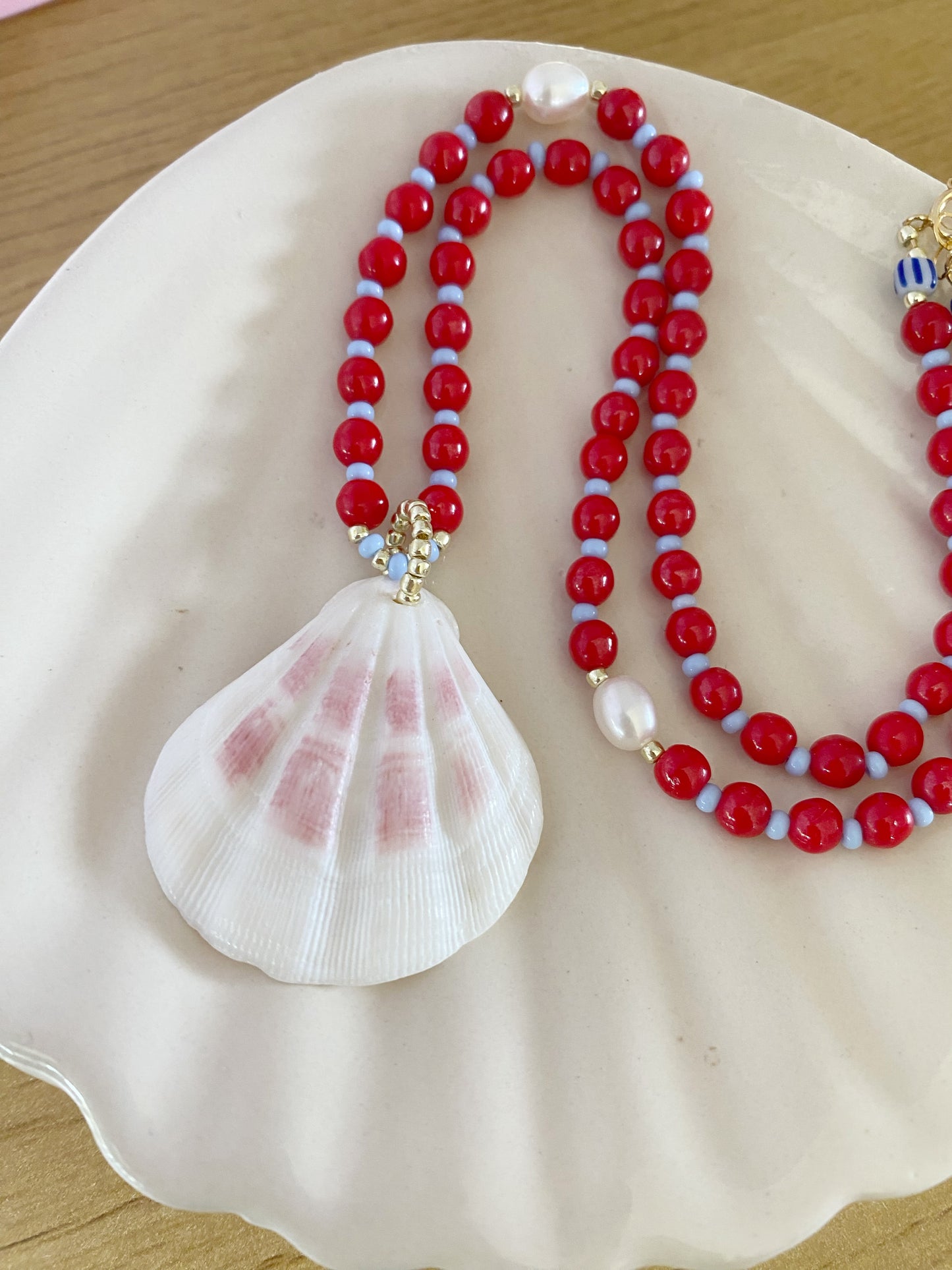 Coral Shell necklace