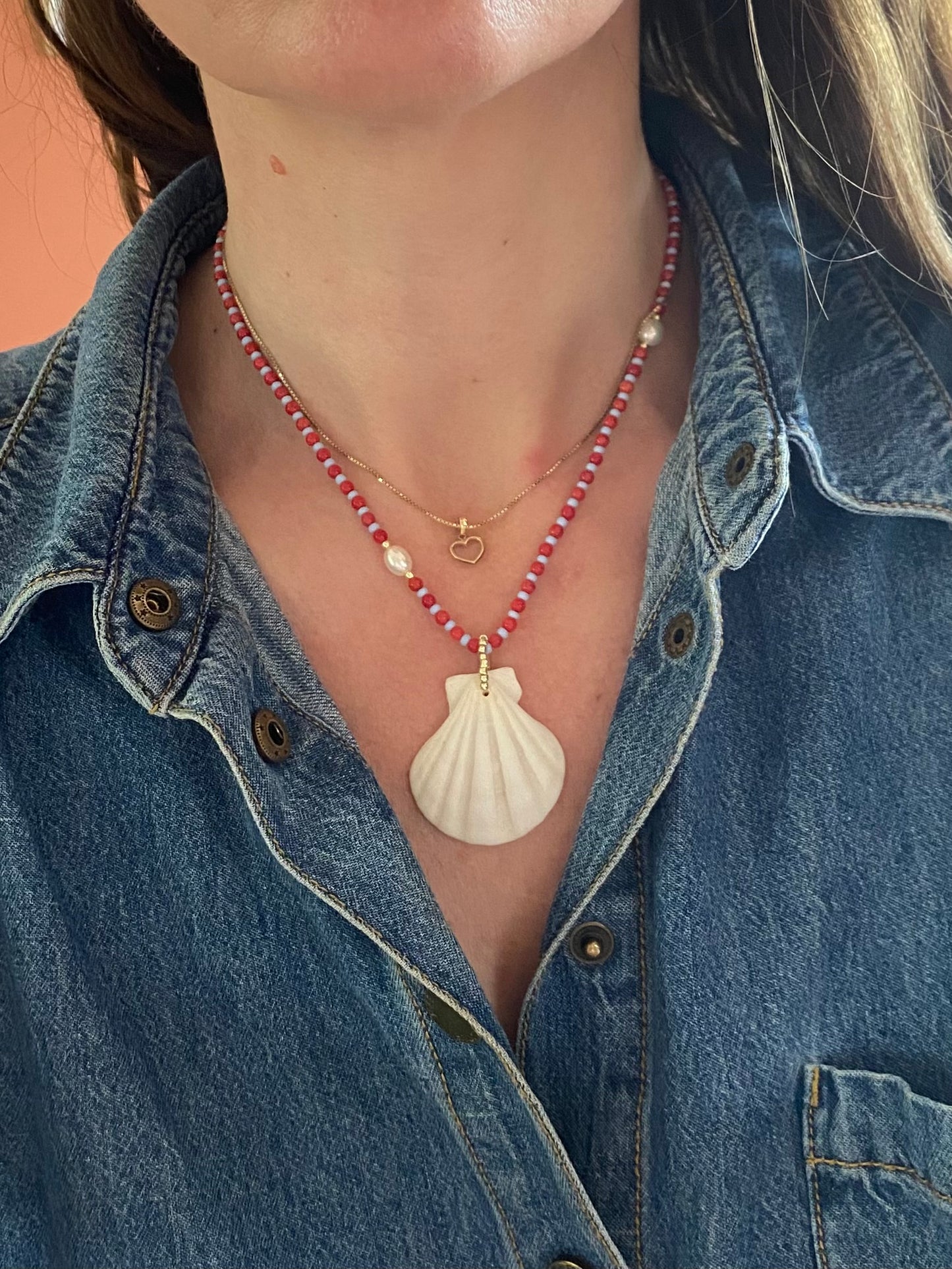 Coral Shell necklace