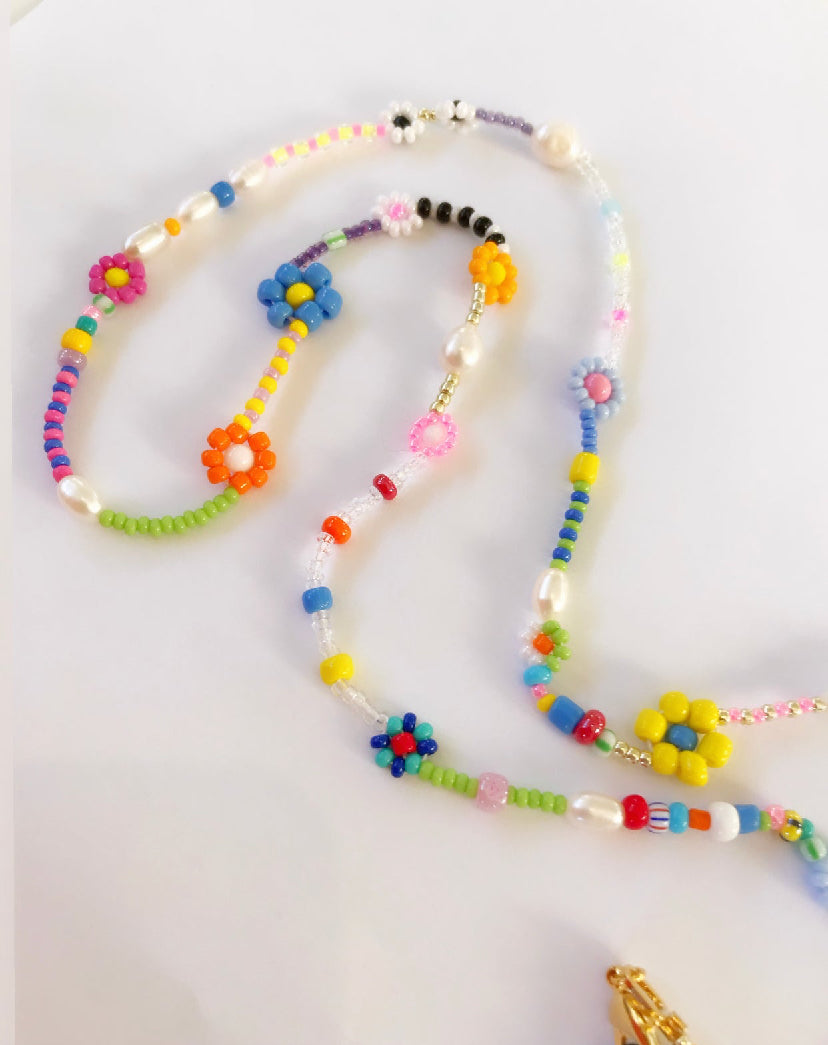 FLOWER PEARL Glasses Chain