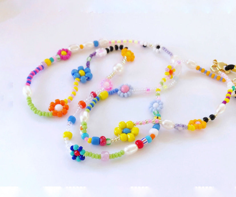 FLOWER PEARL Glasses Chain