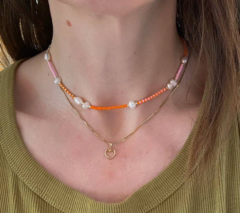 Sunrise pearl necklace
