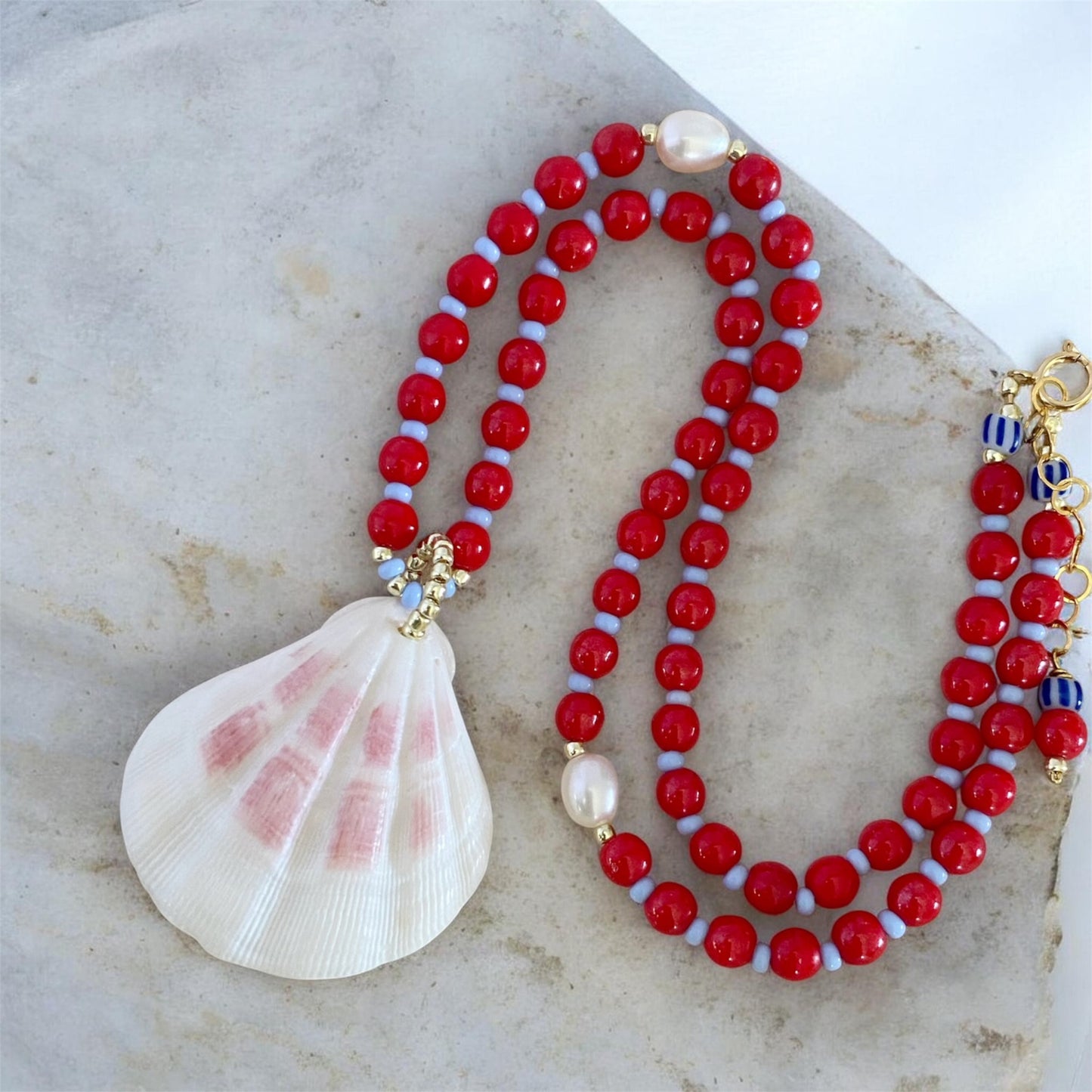 Coral Shell necklace