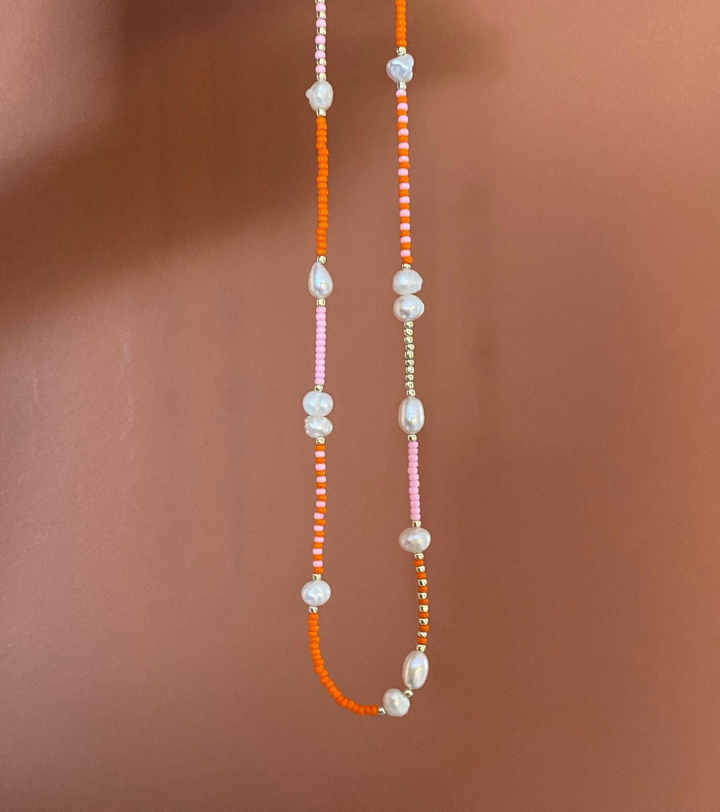Sunrise pearl necklace