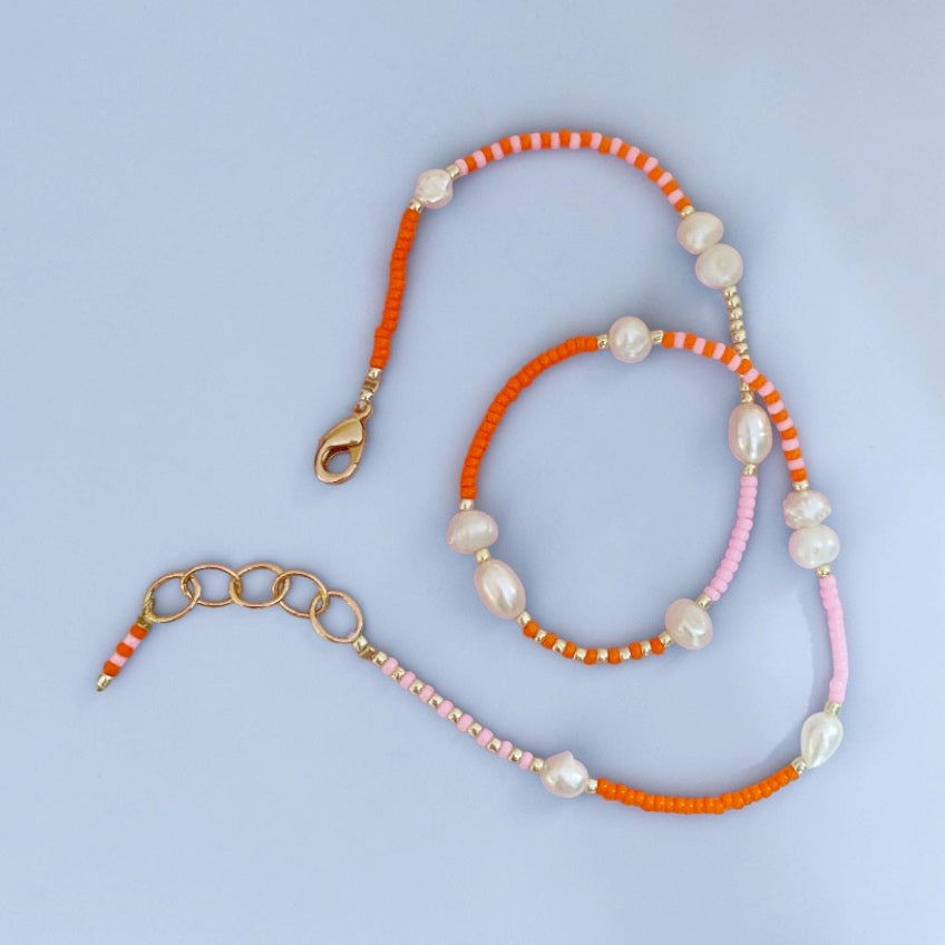 Sunrise pearl necklace