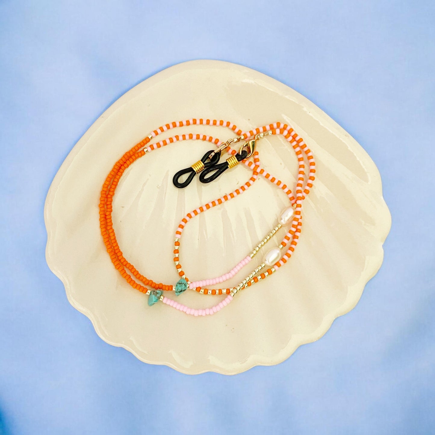Sunset Pearl Sunglasses Chain Necklace