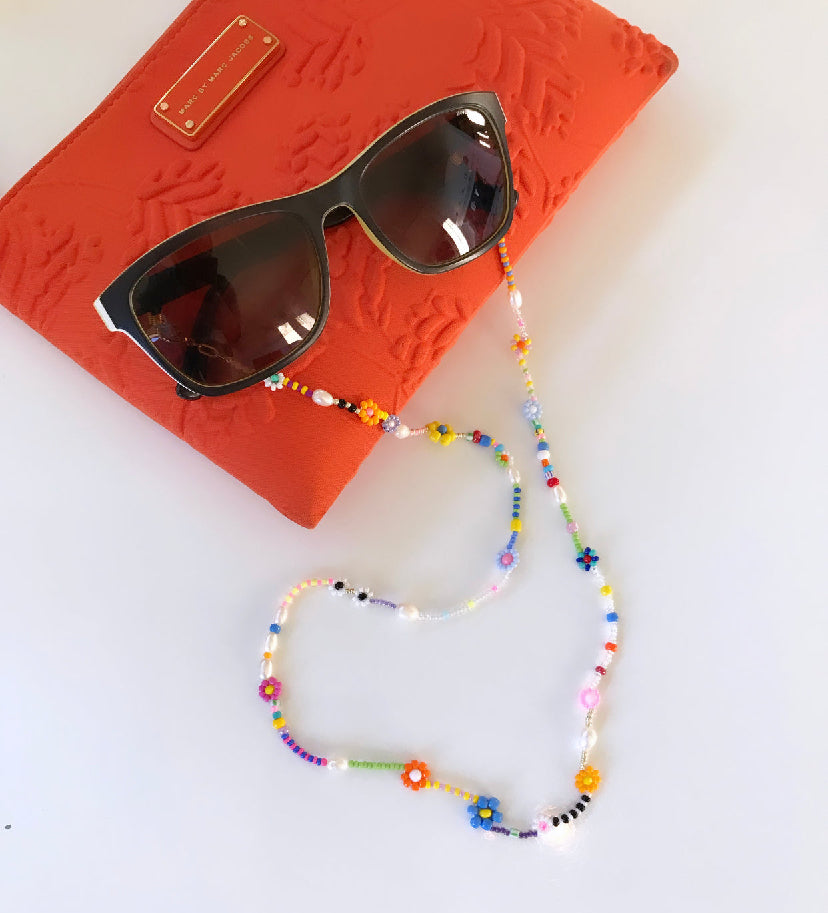 FLOWER PEARL Glasses Chain