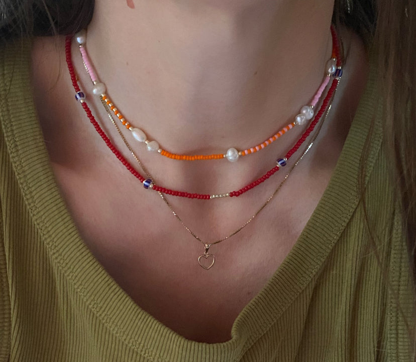 Sunrise pearl necklace
