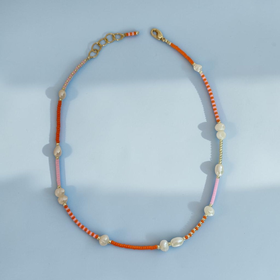 Sunrise pearl necklace