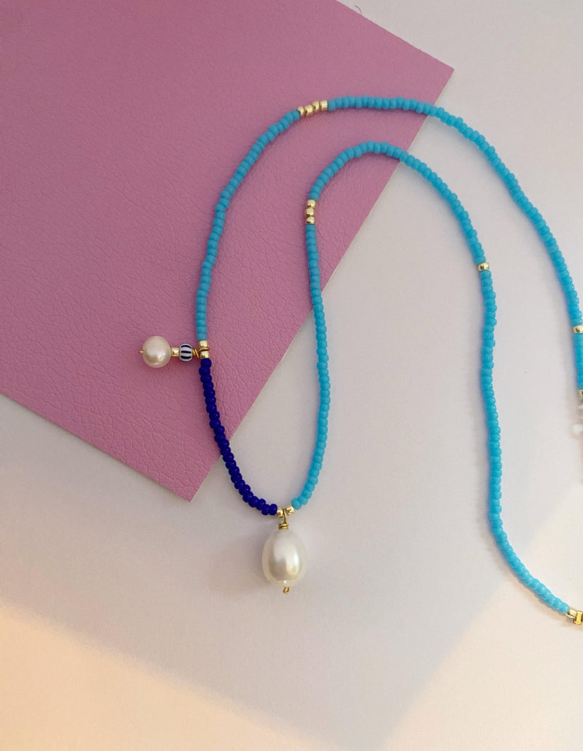 Blue horizon necklace