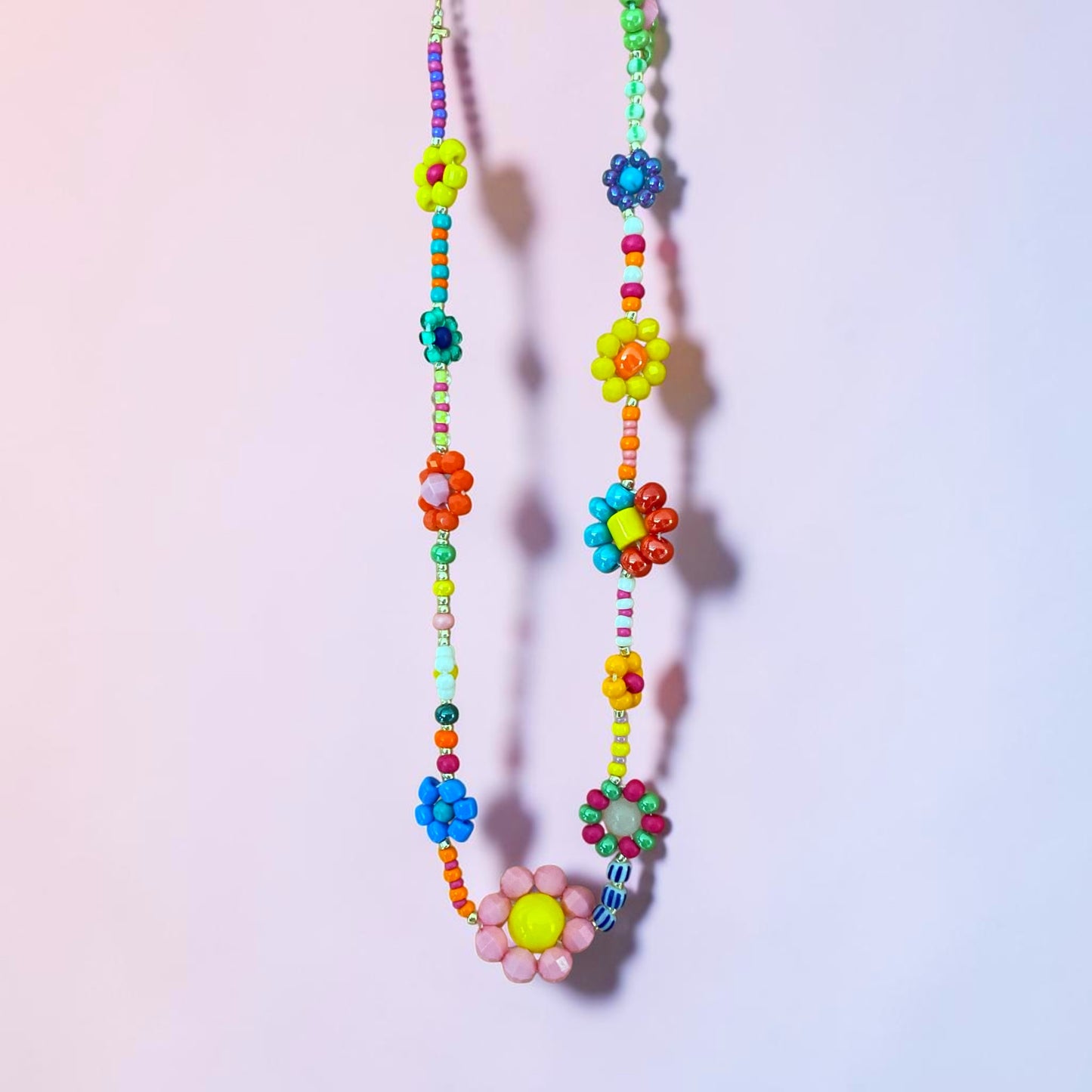 Chunky flower necklace