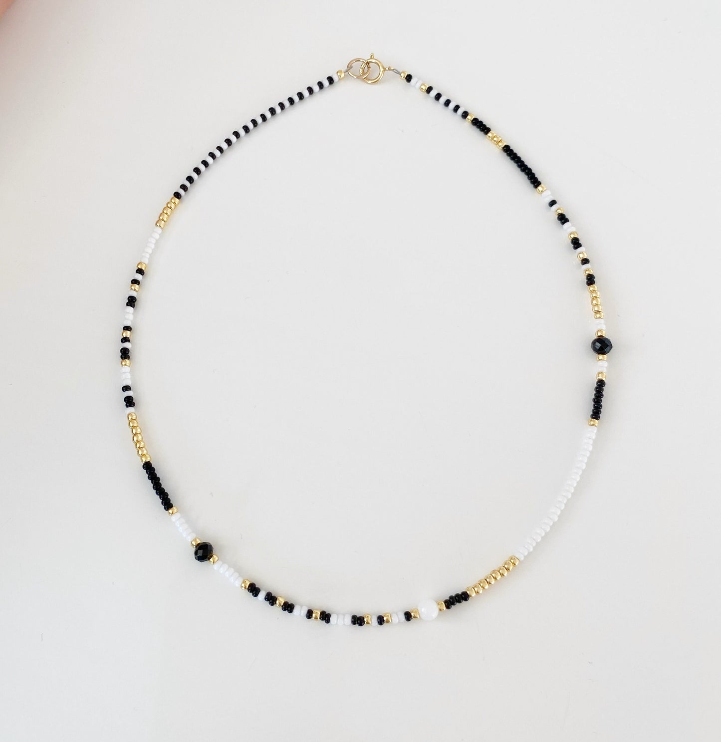 Monochrome Gem Necklace