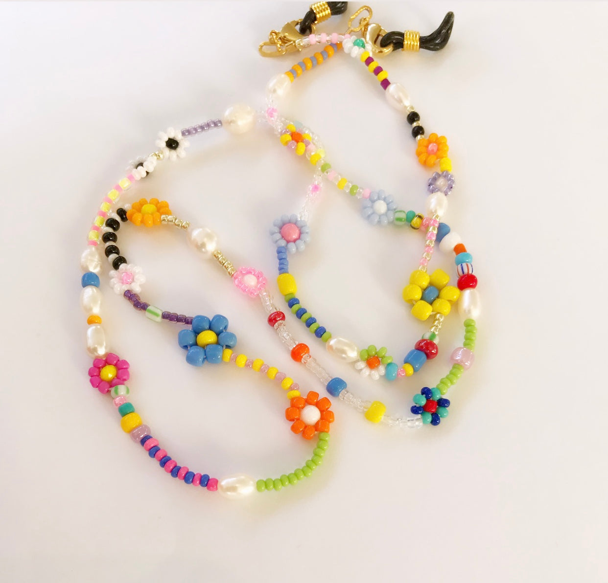 Flower garden sunglass chain