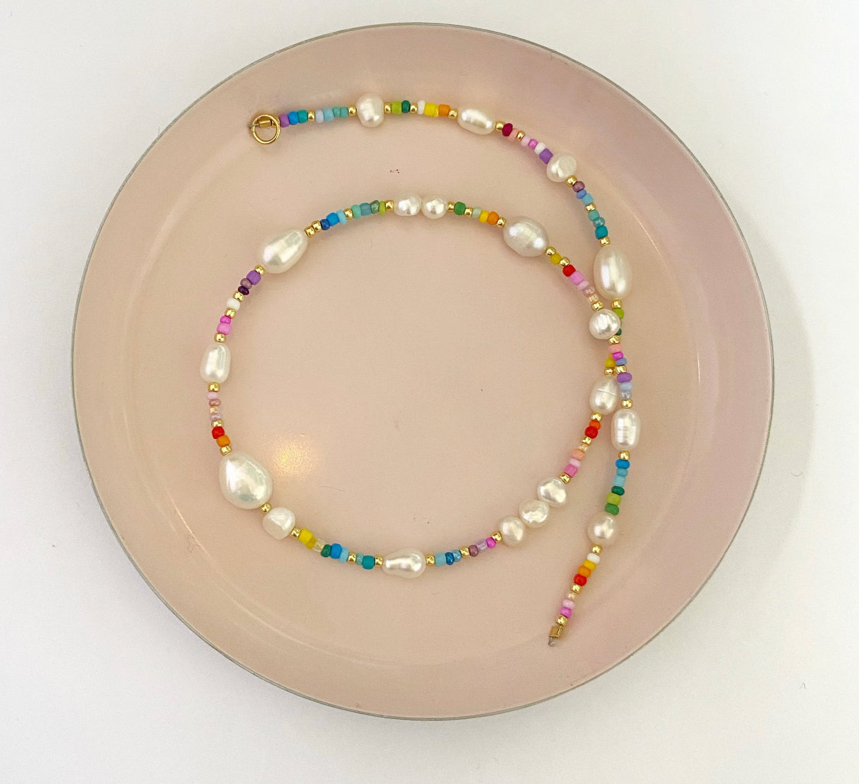 Rainbow tide necklace