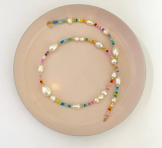 Rainbow tide necklace