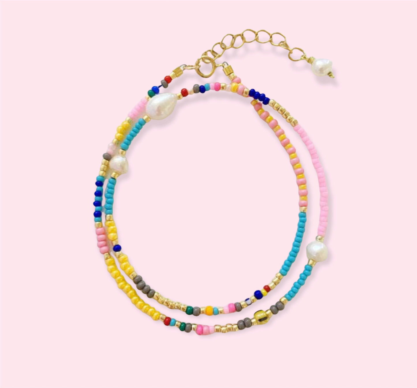 Color wave necklace