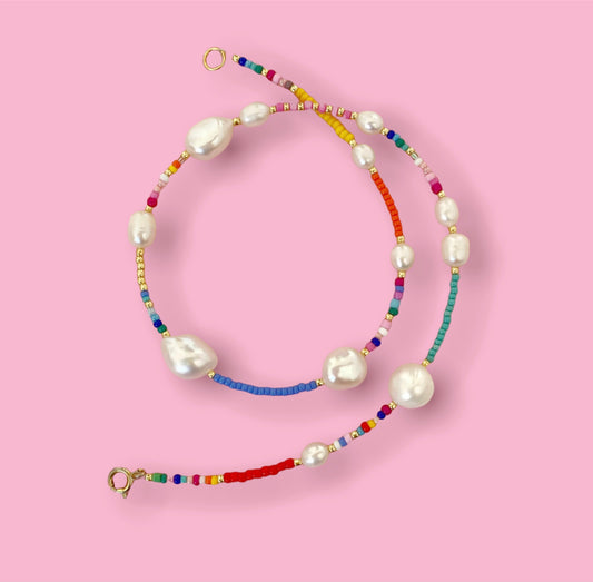 Sunset Confetti Necklace